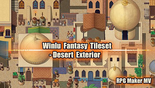 RPG Maker MV - Winlu Fantasy Tileset - Desert Exterior