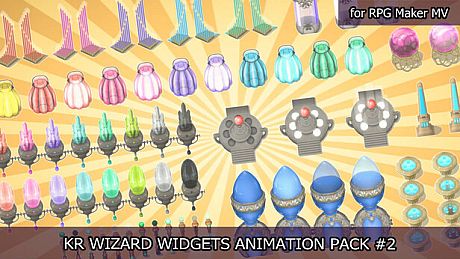 RPG Maker MV - KR Wizard Widgets Animations Pack 2 DLC