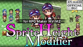 RPG Maker MZ - Sprite Height Modifier