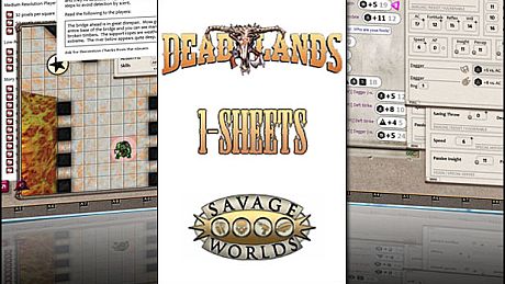 Fantasy Grounds - Deadlands Reloaded: OneSheet Adventure PAK (Savage Worlds) DLC