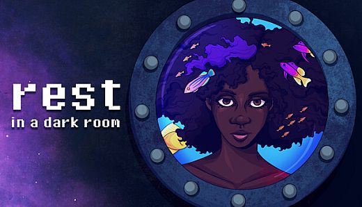 rest: in a dark room