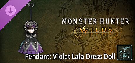 Monster Hunter Wilds - Pendant: Violet Lala Dress Doll DLC