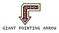The Gap - Giant Pointing Arrow