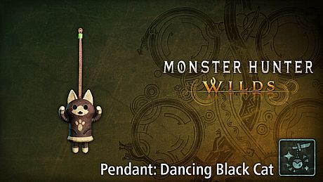 Monster Hunter Wilds - Pendant: Dancing Black Cat DLC