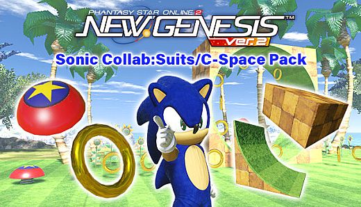 Phantasy Star Online 2 New Genesis - Sonic Collab: Suits/C-Space Pack