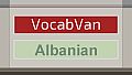 VocabVan - Albanian