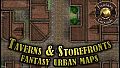 Fantasy Grounds - Paths to Adventure: Taverns and Storefronts (Map Pack)