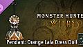 Monster Hunter Wilds - Pendant: Orange Lala Dress Doll