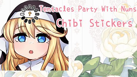 Tentacles Party With Nuns Chibi Stickers DLC