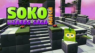 SokoMatch: Lizard Saga Game