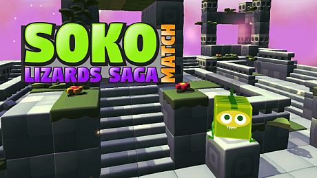 SokoMatch: Lizard Saga Game