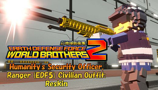 EARTH DEFENSE FORCE: WORLD BROTHERS 2 - Humanity's Security Officer, Ranger (EDF5) Civilian Outfit: Reskin