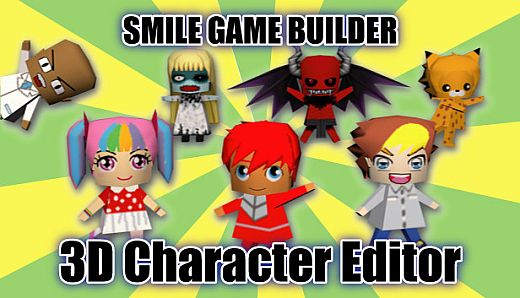 SMILE GAME BUILDER 3D Character Editor