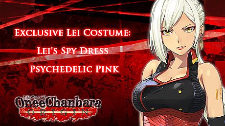 OneeChanbara ORIGIN - Exclusive Lei Costume: Lei's Spy Dress Psychedelic Pink DLC