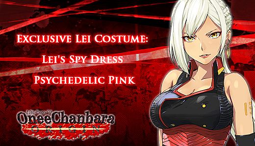 OneeChanbara ORIGIN - Exclusive Lei Costume: Lei's Spy Dress Psychedelic Pink