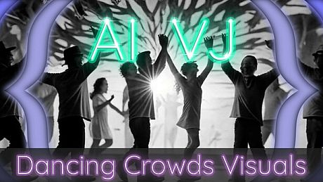 AI-VJ - Dancing Crowds Visuals DLC