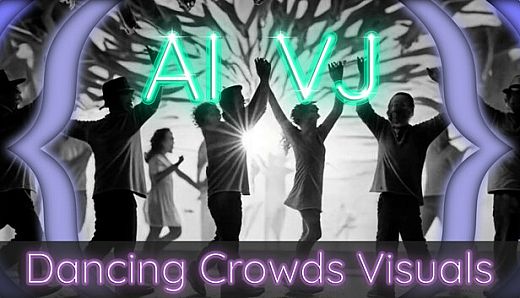 AI-VJ - Dancing Crowds Visuals