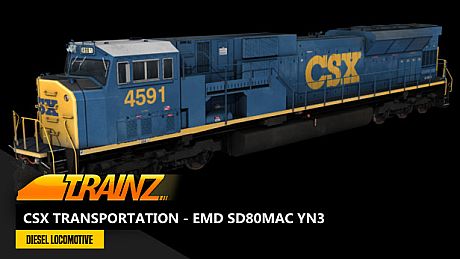 Trainz 2022 DLC - CSX Transportation - EMD SD80MAC YN3 DLC