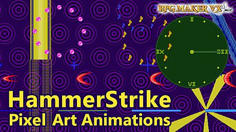 RPG Maker VX Ace - HammerStrike Pixel Art Animations DLC