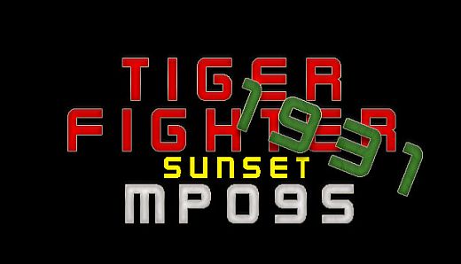Tiger Fighter 1931 Sunset MP095