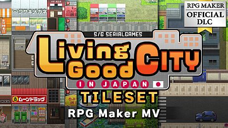 RPG Maker MV - SERIALGAMES Living Good City Tileset DLC