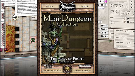 Fantasy Grounds - Mini-Dungeon #023: The Aura of Profit (PFRPG) DLC