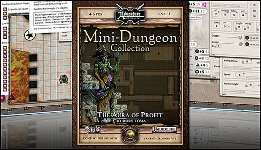 Fantasy Grounds - Mini-Dungeon #023: The Aura of Profit (PFRPG)