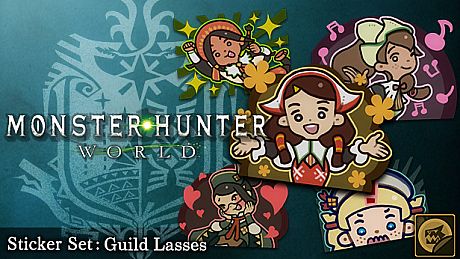 Monster Hunter: World - Sticker Set: Guild Lasses DLC