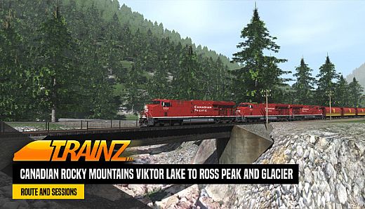 Trainz Plus DLC - Canadian Rocky Mountains Viktor Lake to Ross Peak and Glacier