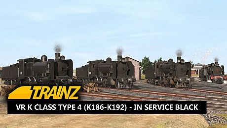 Trainz 2022 DLC - VR K class Type 4 (K186-K192) - In Service Black DLC