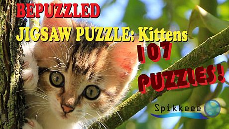 Bepuzzled Kittens Jigsaw Puzzle Game