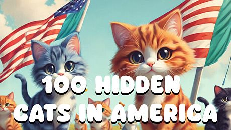 100 Hidden Cats in America Game