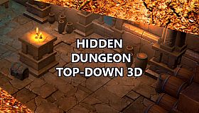 Hidden Dungeon Top-Down 3D