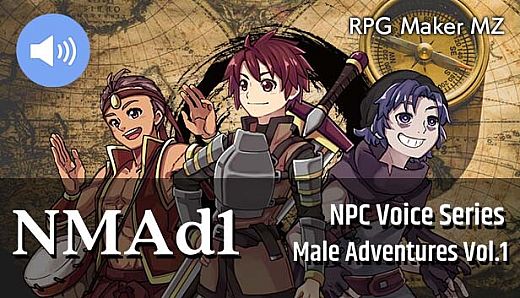 RPG Maker MZ - NPC Male Adventurers Vol.1