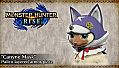 MONSTER HUNTER RISE - "Canyne Mask" Palico layered armor piece
