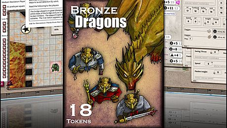Fantasy Grounds - Bronze Dragons (Token Pack) DLC