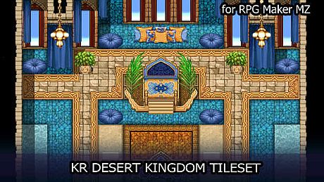 RPG Maker MZ - KR Desert Kingdom Tileset DLC