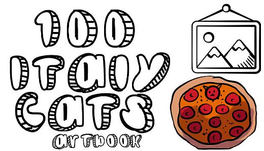 100 Italy Cats - Artbook