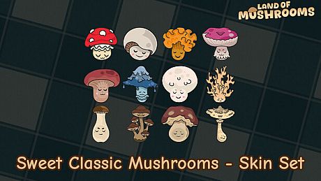 Sweet Classic Mushrooms - Skin Set - Land of Mushrooms DLC