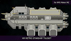 RPG Maker MZ - KR Retro Starship Tileset