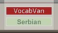 VocabVan - Serbian