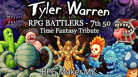 RPG Maker MZ - Tyler Warren RPG Battlers 7th 50 - Time Fantasy Tribute DLC