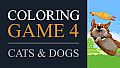 Coloring Game 4 – Cats & Dogs