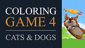 Coloring Game 4 – Cats & Dogs