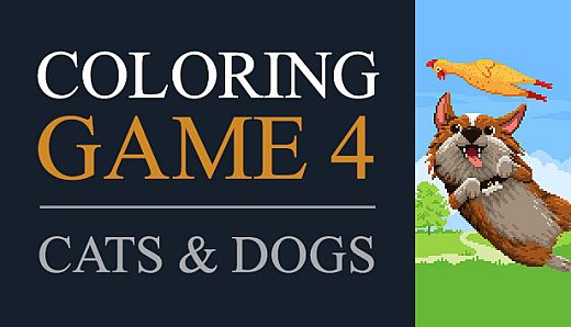 Coloring Game 4 – Cats & Dogs