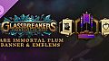 Glassbreakers - Rare Immortal Plum Banner & Emblems