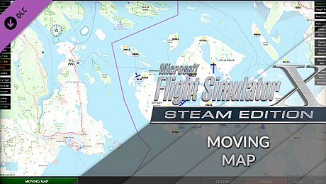 FSX Steam Edition: Moving Map Add-On DLC