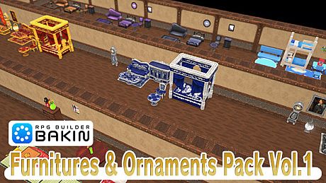 RPG Developer Bakin Furnitures & Ornaments Pack Vol.1 DLC