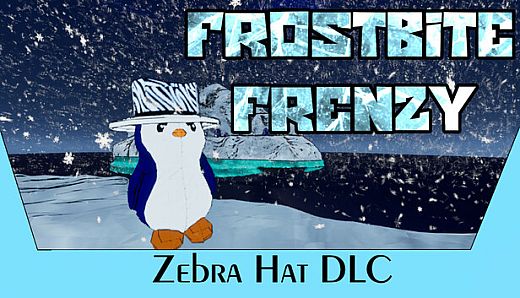 Frostbite Frenzy - Zebra Hat