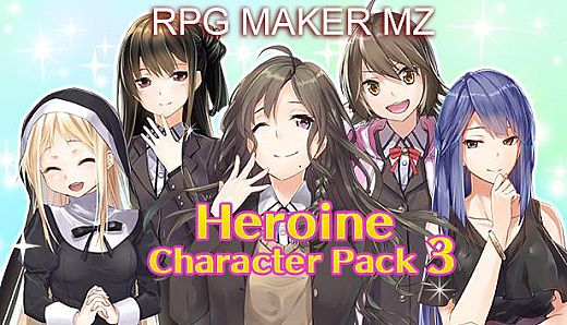 RPG Maker MZ - Heroine Character Pack 3